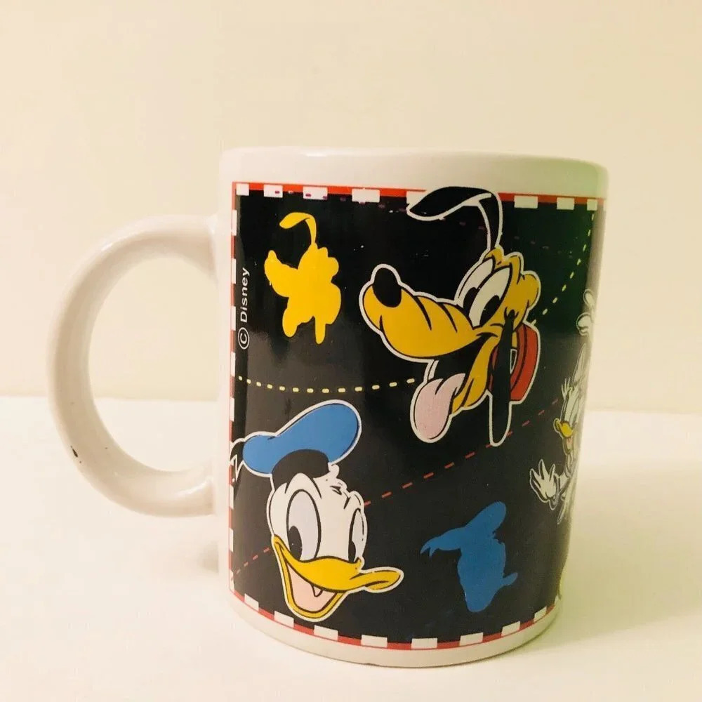 Disney Characters Mug Danawares Cup Mickey Mouse Minnie Donald Duck Goofy